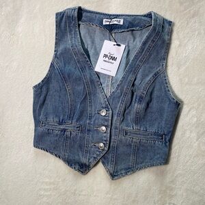 Princess Polly Denim Vest